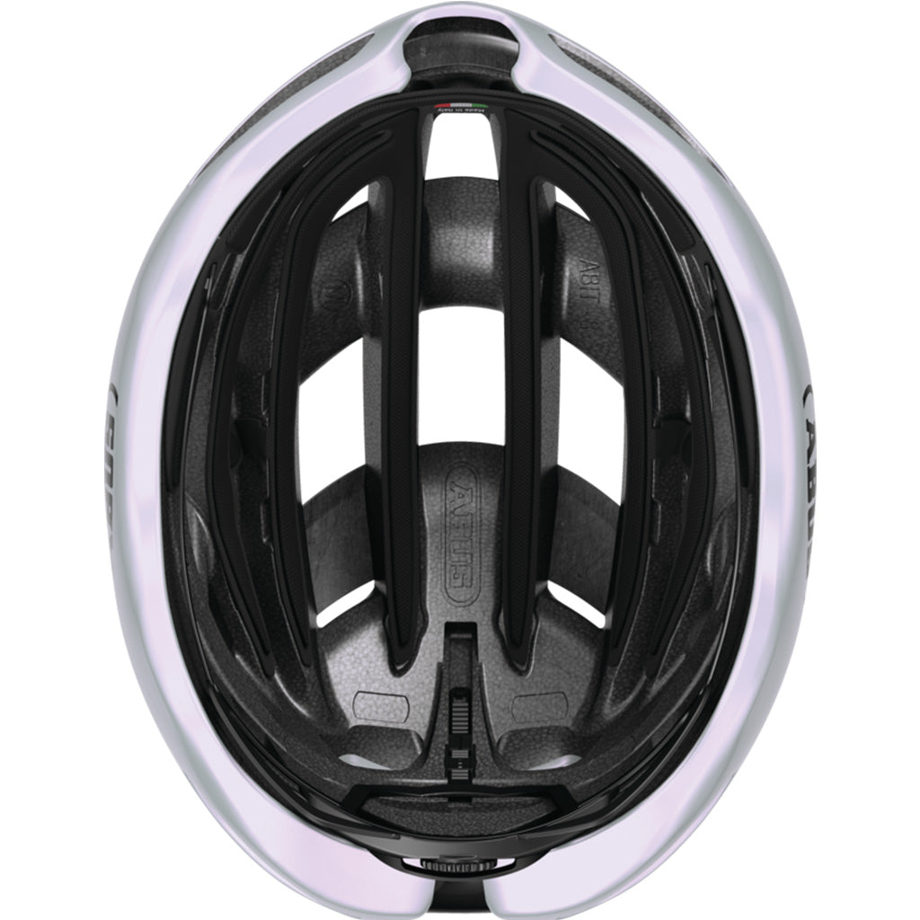 Abus Airbreaker 2.0 helmet with front eyewear port to securely hold your sunglasses during your ride.