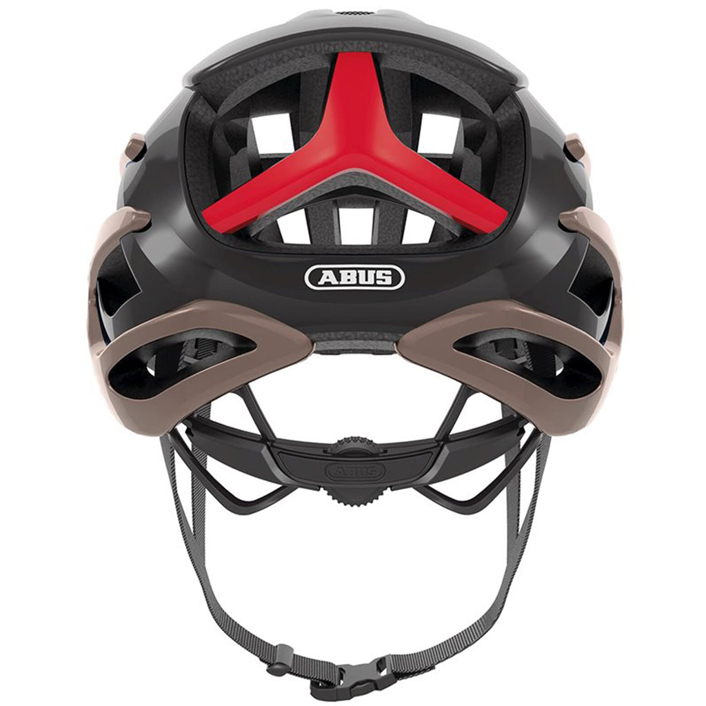 Lightweight Aerodynamic Cycling Helmet in Metallic Copper