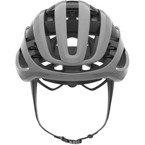 Lightweight Aerodynamic Bicycle Helmet in Race Grey by Abus
