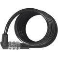 Abus 3506C/120 black coil cable bike lock close-up