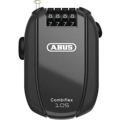 Abus Combiflex Rest 105 retractable cable lock in black