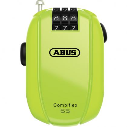 Abus Combiflex Stopover 65 Lock in neon – compact and secure