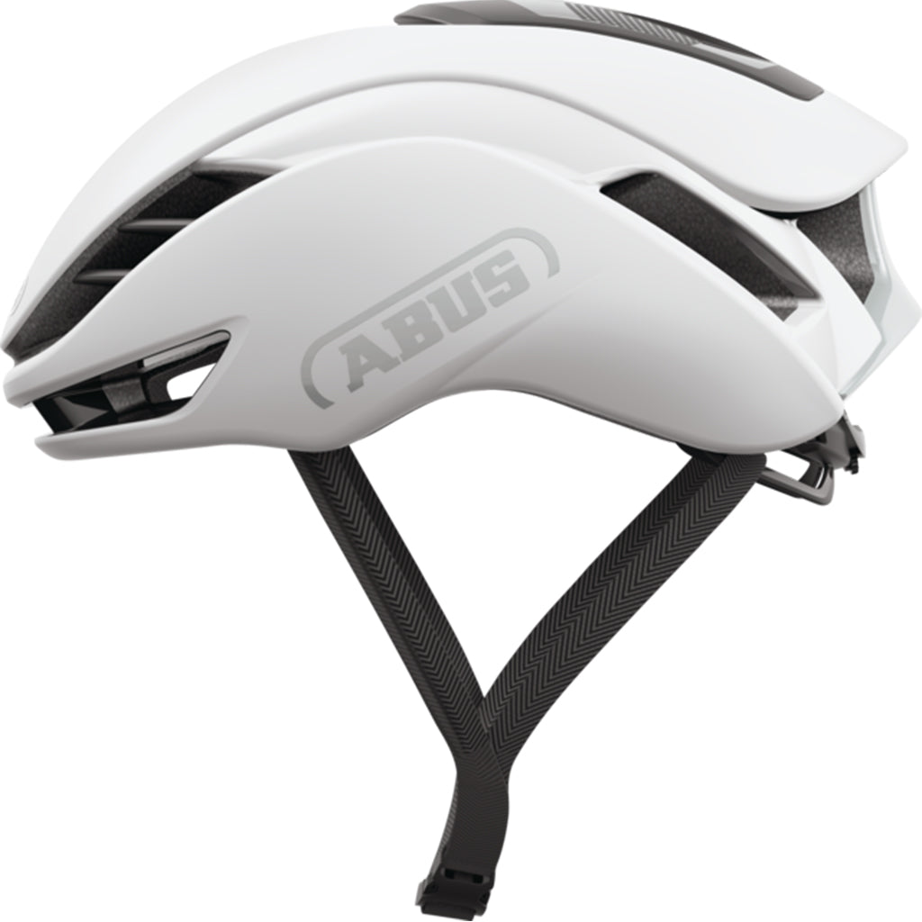 Aero road bike helmet in Polar White by Abus