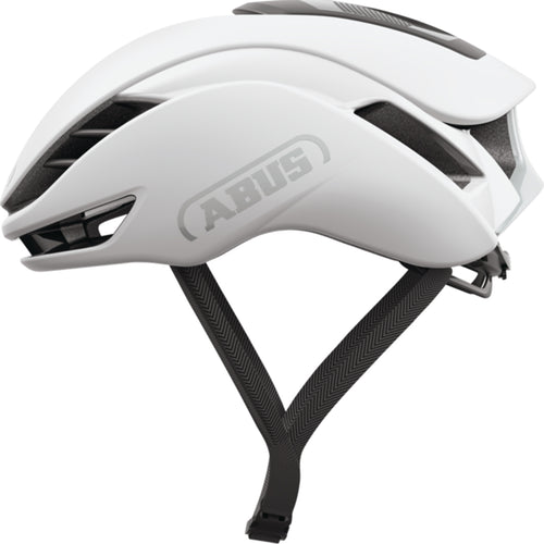 Aero road bike helmet in Polar White by Abus