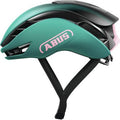 Abus Gamechanger 2.0 Helmet in Tropical Turquoise with matt finish designed for high-performance road cycling.