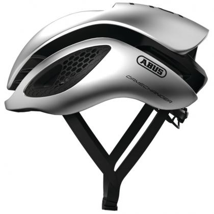 Abus Gamechanger Helmet Gleam Silver – Side View