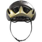 Abus cycling helmet with MIPS and ActiCage in black and gold

