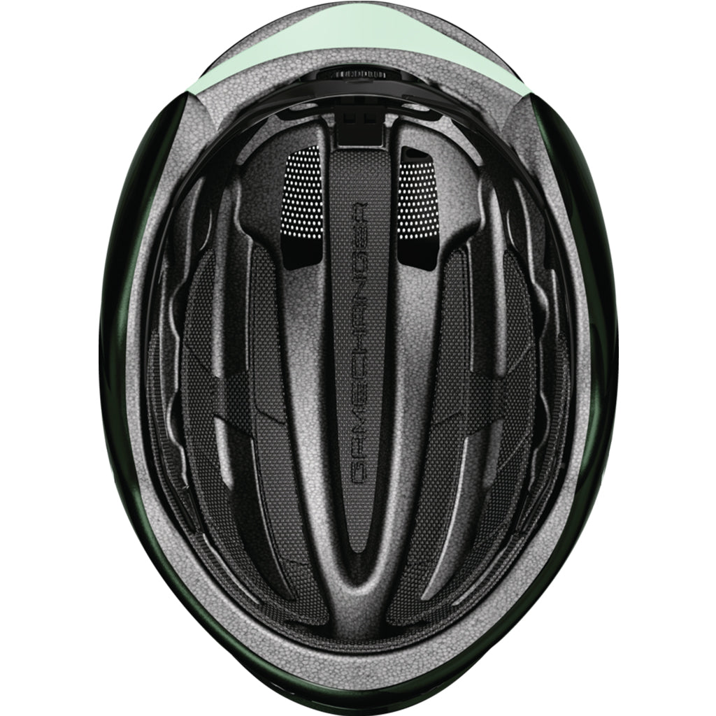 Abus helmet with temple eyewear port and ponytail fit