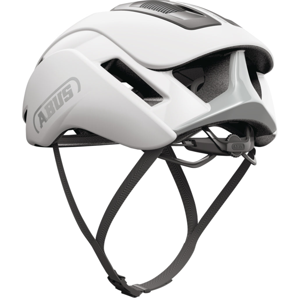 Lightweight and comfortable Polar White Abus helmet