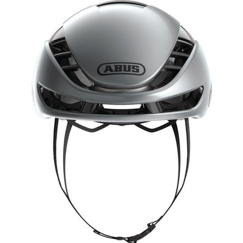 Abus Gamechanger 2.0 helmet in Race Grey designed for aerodynamic road cycling.