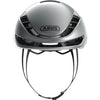 Abus Gamechanger 2.0 helmet in Race Grey designed for aerodynamic road cycling.