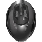 Titan-colored cycling helmet with MIPS and eyewear port for pro-level road cycling