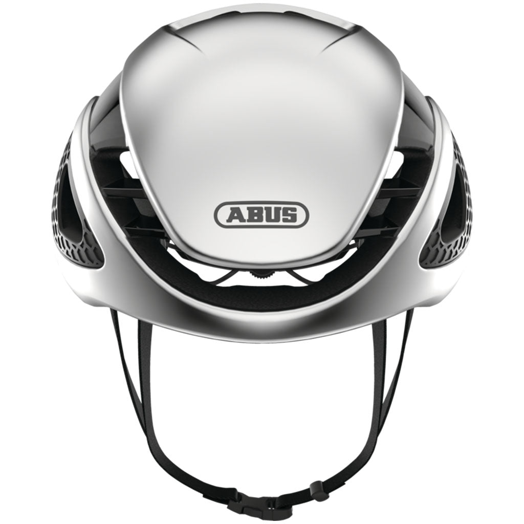 Silver Aero Bike Helmet by Abus for Road Racing