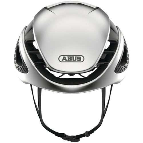 Silver Aero Bike Helmet by Abus for Road Racing