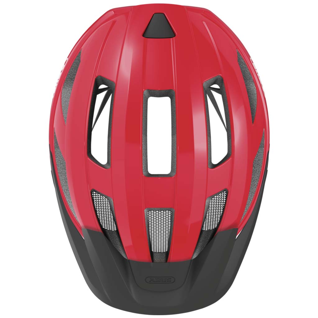 Red Abus Bike Helmet for Road and MTB