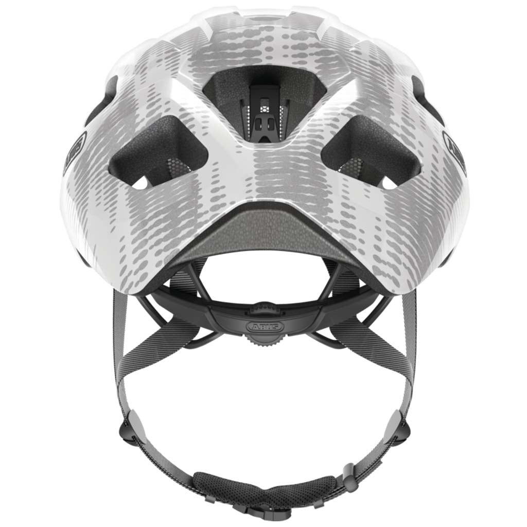 Comfortable Lightweight Abus Bike Helmet – White Silver