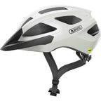 Abus Macator MIPS Helmet in Pearl White – Front View