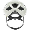 Pearl White Abus Helmet for Cyclists with Long Hair