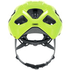 Rear View of Abus MIPS Helmet in Signal Yellow
