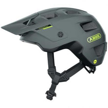 The Abus MoDrop MIPS Helmet in Concrete Grey is designed for MTB riders seeking performance and protection on rugged trails.