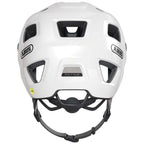 The helmet includes a height-adjustable visor for improved trail visibility and protection.