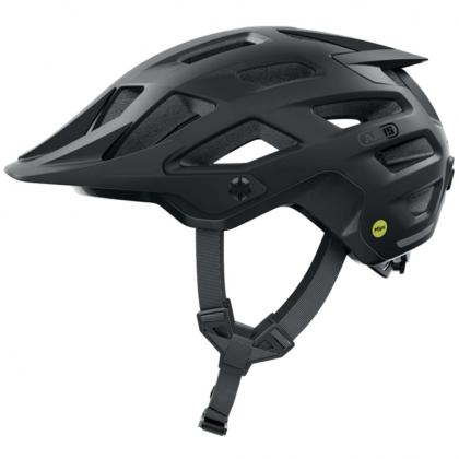 The Abus Moventor 2.0 MIPS Helmet in Velvet Black offers advanced impact protection for all-mountain riders.