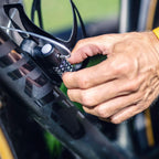 Abus SportFlex lock for carbon bike frames with 90cm retractable cable.

