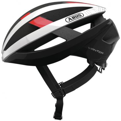 Abus Viantor Helmet in Blaze Red designed for entry-level road cyclists.