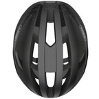 Comfortable Abus helmet for road biking, suitable for ponytails.


