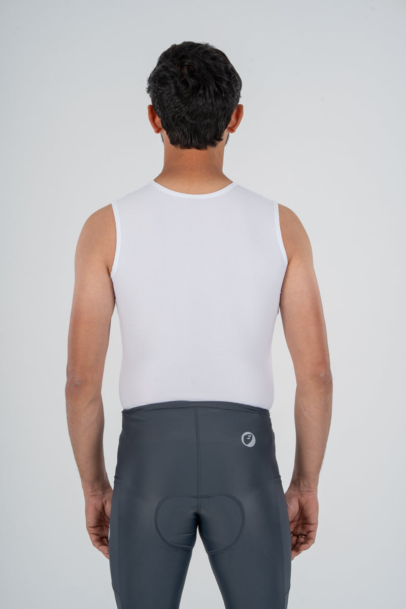 apace cycling-baselayer-mesh-cooling-white-unisex