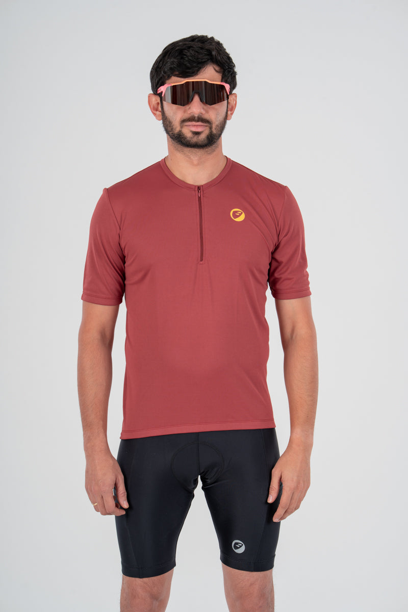 apace cycling-t-shirt-cruise-apricot-unisex