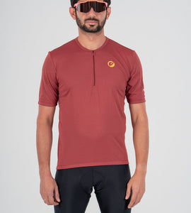 apace cycling-t-shirt-cruise-apricot-unisex