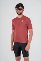 apace cycling-t-shirt-cruise-apricot-unisex
