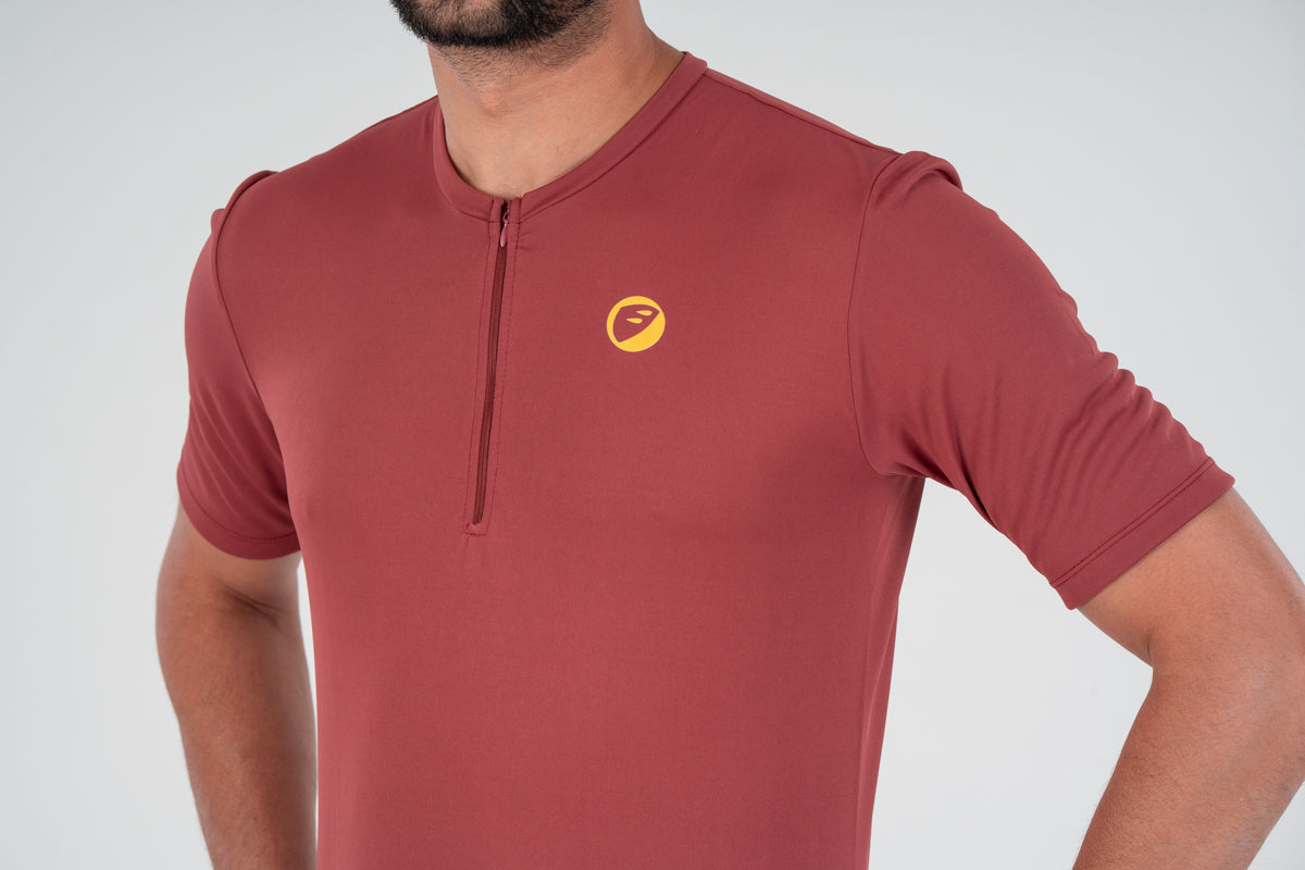 apace apace cycling-t-shirt-cruise-apricot-unisex