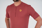 apace cycling-t-shirt-cruise-apricot-unisex