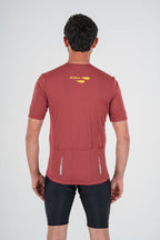 apace apace cycling-t-shirt-cruise-apricot-unisex