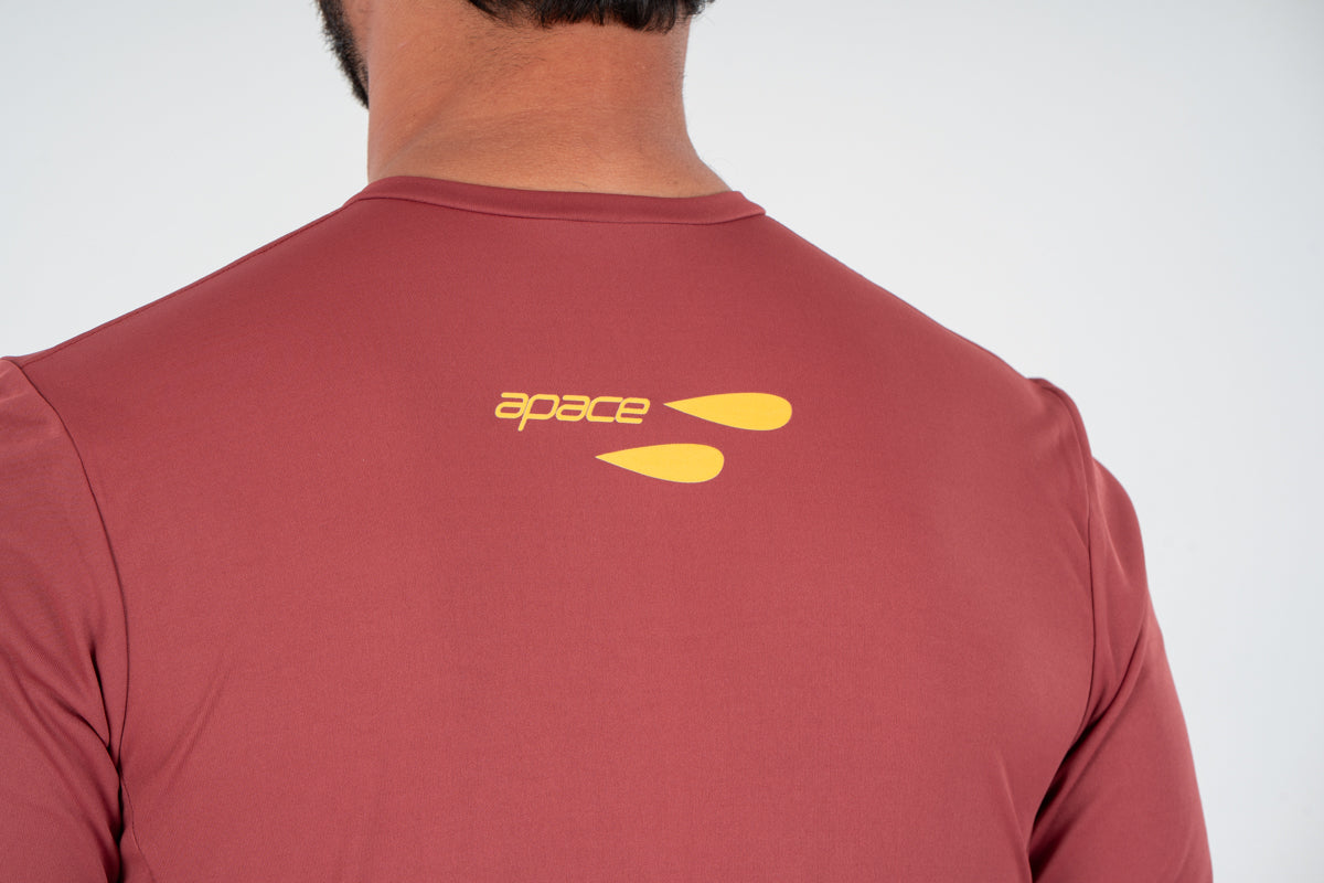 apace apace cycling-t-shirt-cruise-apricot-unisex