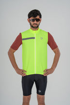 apace cycling-jacket-gilet-sleeveless-neon-noveau
