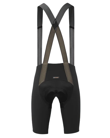 Lightweight aerodynamic ASSOS cycling bib shorts black