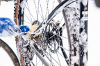 Park Tool BCB-5 soapy brush with Tampico bristles for effective bike cleaning.