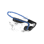 Shokz OpenMove Blue open-ear headphones shown from an alternate angle.