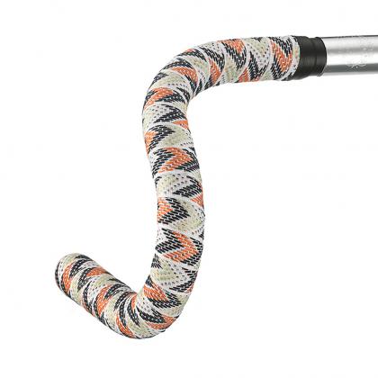 BTP Woven Bar Tape - Arrow Flower with a vibrant woven pattern. Durable and stylish for any bike.

