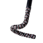 A fully wrapped drop handlebar with BTP Woven Bar Tape - Coin White, perfect for road cyclists looking for premium handlebar tape.