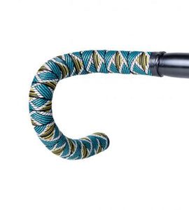 BTP WOVEN BARTAPE LINK (GREEN/WHITE)