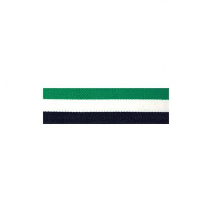 Green and white striped ribbon bike handlebar tape  BTP Woven Bartape-Grassy White/Green