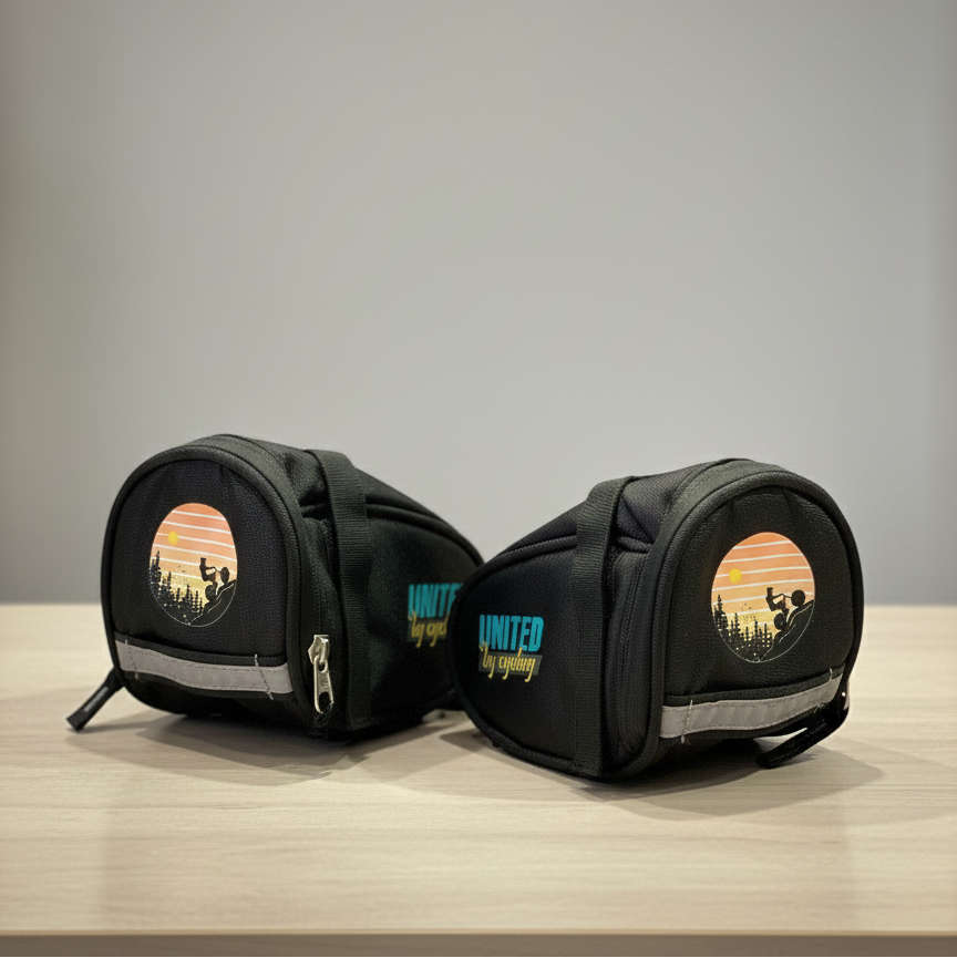 United By Cycling bicycle saddle bag Sunset black
