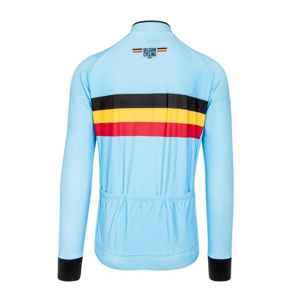  Bioracer Belgium Bodyfit  Men's Long Sleeve Cycling Jersey