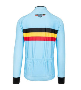 Bioracer Belgium Bodyfit Tempest 2.0 Men's Cycling Jersey Long Sleeve