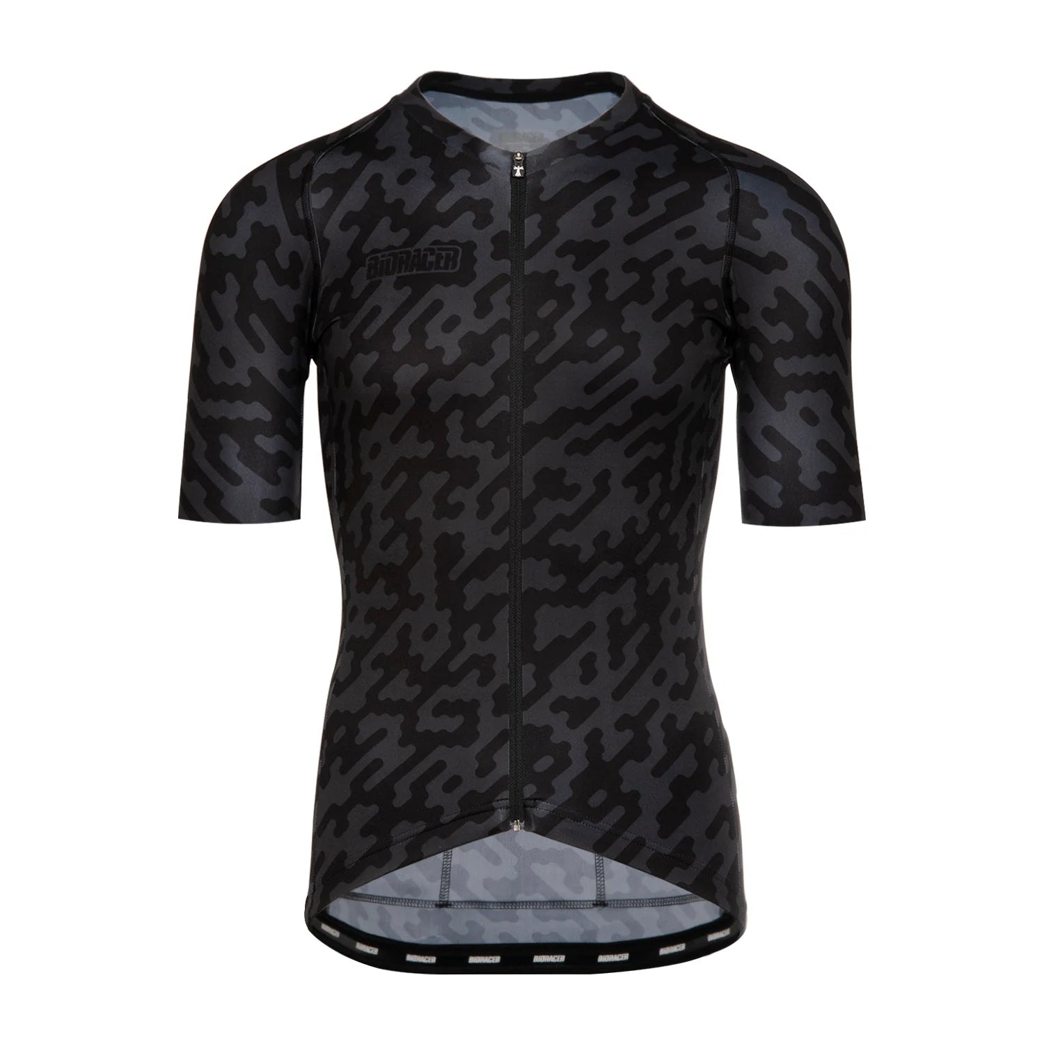Bioracer Men's Spitfire Jersey in Black Noise, stylish cycling clothes 