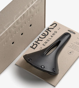 Brooks saddle C17 carved black